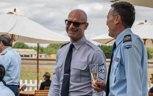 Chief Master Sgt. of the Space Force attends RIAT