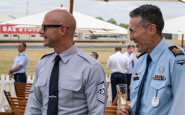 Chief Master Sgt. of the Space Force attends RIAT
