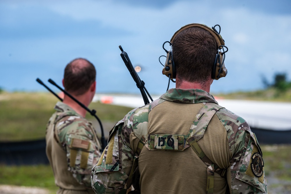 U.S Air Force Airmen from Wyoming Air National Guard and 3rd Air Expeditionary Wing showcase Total Force Integration during exercise Resolute Force Pacific 2025