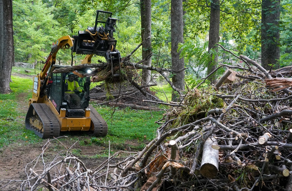 Private Property Debris Removal begins in Rutherford County, North Carolina