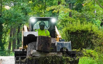 Private Property Debris Removal begins in Rutherford County, North Carolina