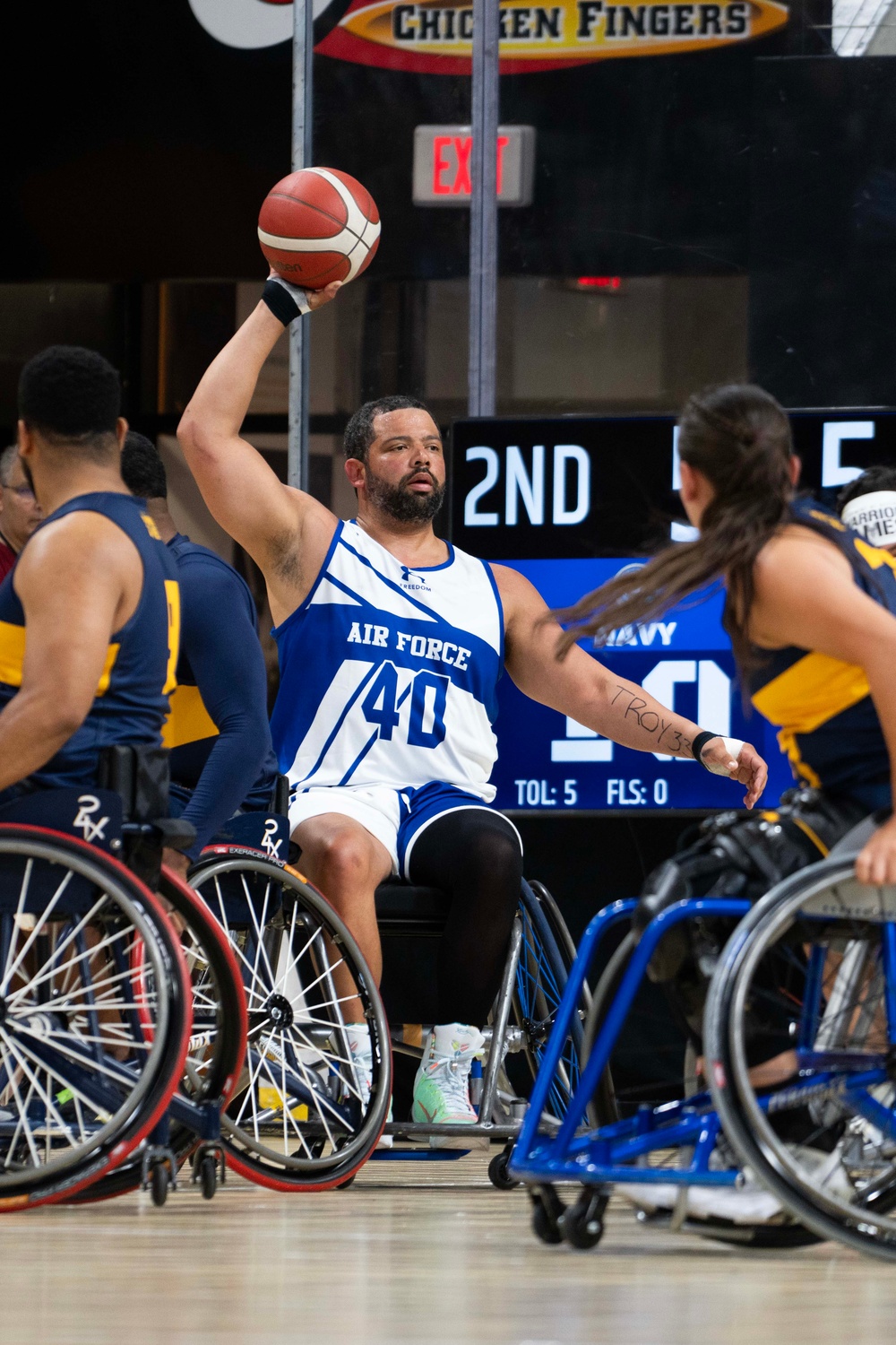 2025 DoD Warrior Games | Team Air Force | TSgt Wiley Moore | Wheelchair Basketball