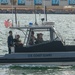 U.S. Coast Guard Port Security Unit 312 returns to base after waterside GUNEX.