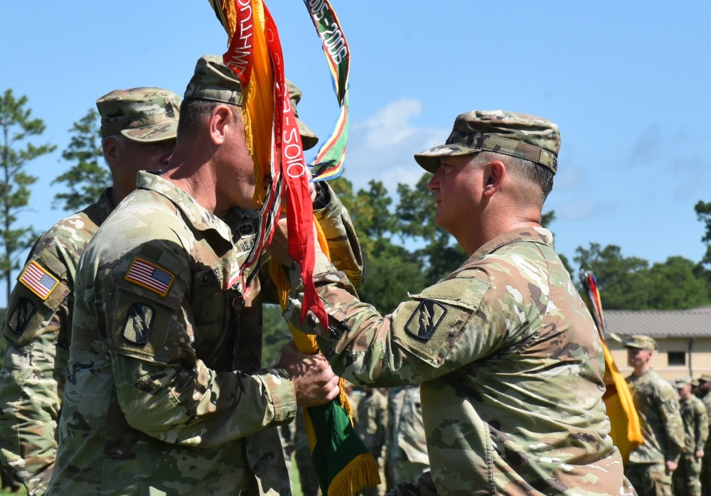 155th ABCT Change of Responsibility Ceremony at Camp Shelby on July 20, 2025