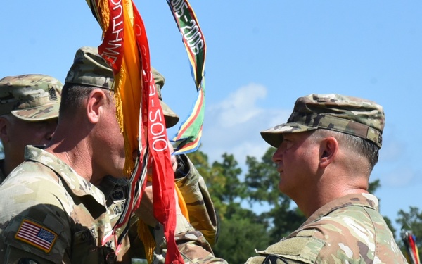 155th ABCT Change of Responsibility Ceremony at Camp Shelby on July 20, 2025