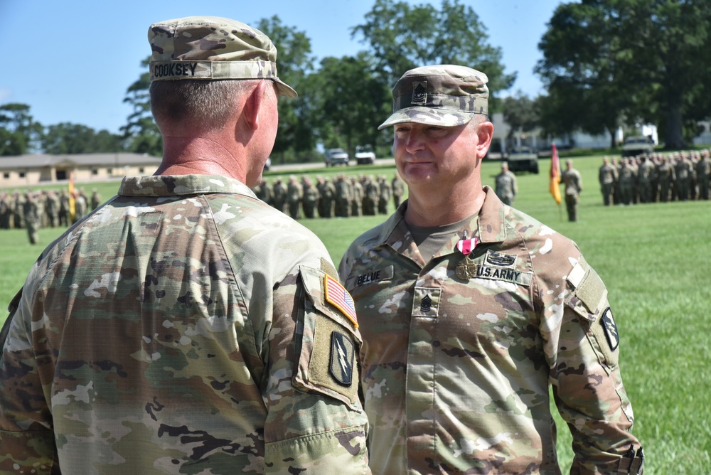 155th ABCT Change of Responsibility Ceremony at Camp Shelby on July 20, 2025