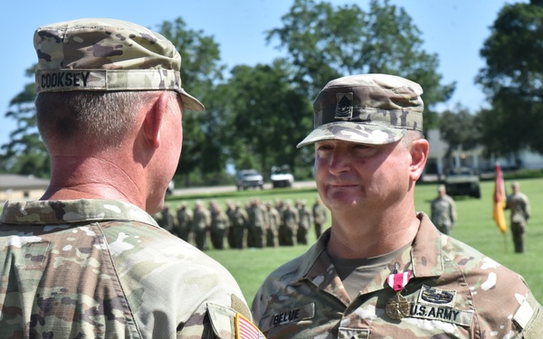 155th ABCT Change of Responsibility Ceremony at Camp Shelby on July 20, 2025
