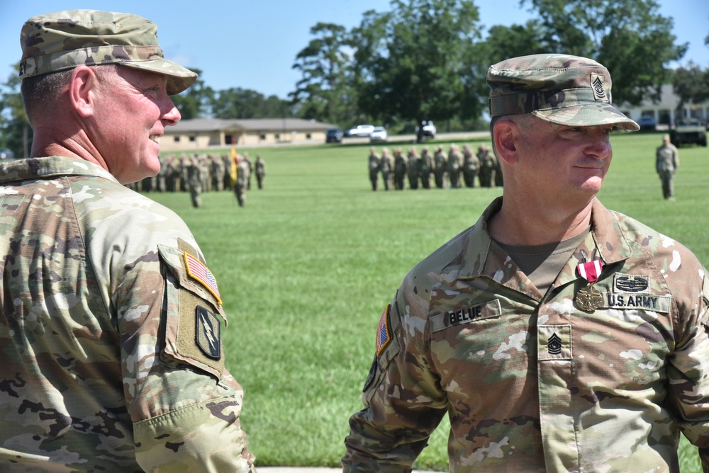 155th ABCT Change of Responsibility Ceremony at Camp Shelby on July 20, 2025
