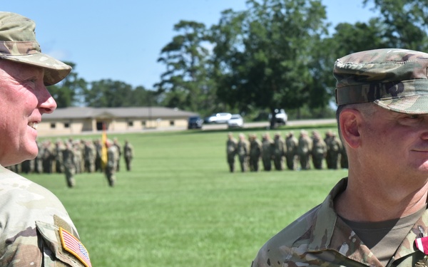 155th ABCT Change of Responsibility Ceremony at Camp Shelby on July 20, 2025