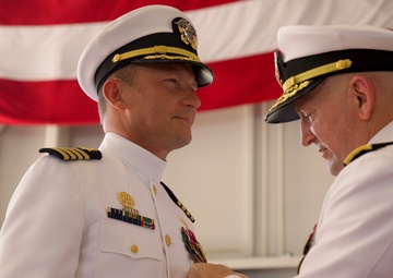 Burfield Closes out 27 Years of Service, Zematis Takes Charge at NAS Patuxent River Change of Command