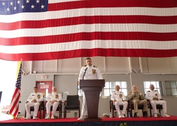 Burfield Closes out 27 Years of Service, Zematis Takes Charge at NAS Patuxent River Change of Command