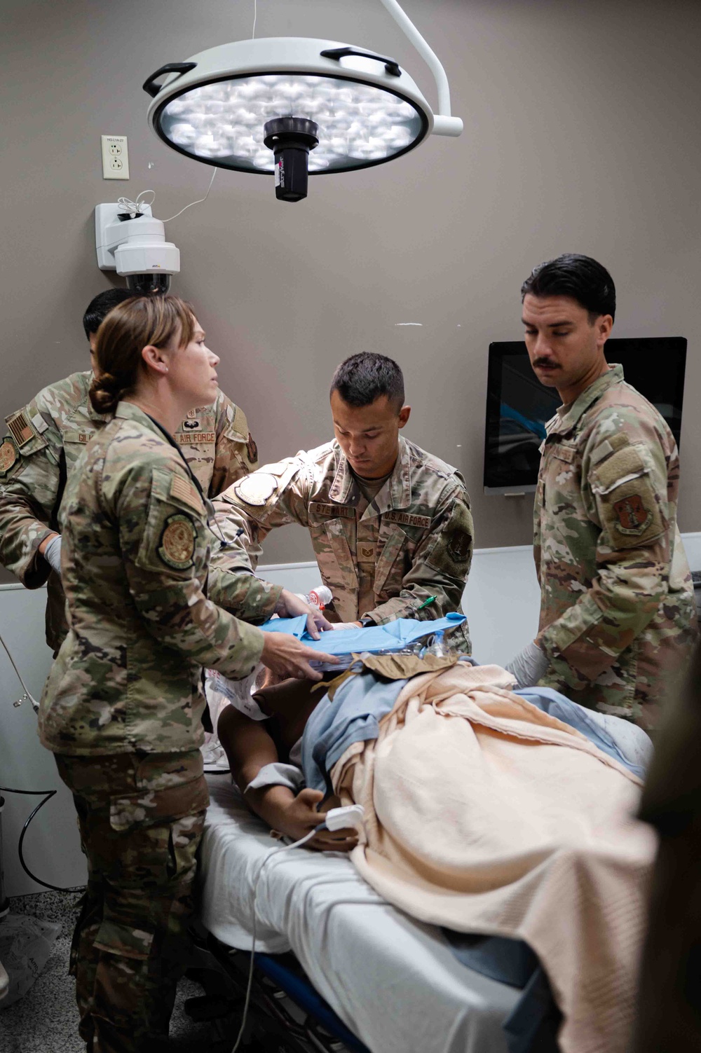 The 139th Medical Group completes medical simulation training at Naval Medical Center San Diego