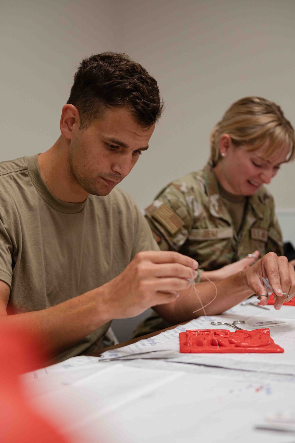 The 139th Medical Group completes medical simulation training at Naval Medical Center San Diego