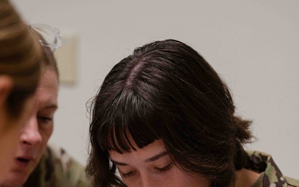 The 139th Medical Group completes medical simulation training at Naval Medical Center San Diego