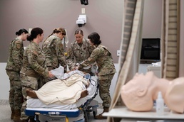 The 139th Medical Group completes medical simulation training at Naval Medical Center San Diego