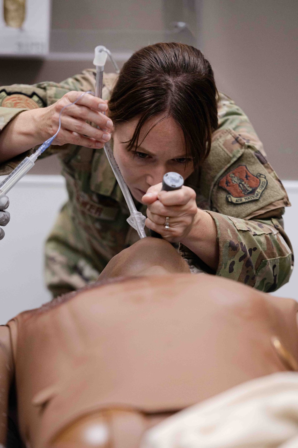 The 139th Medical Group completes medical simulation training at Naval Medical Center San Diego