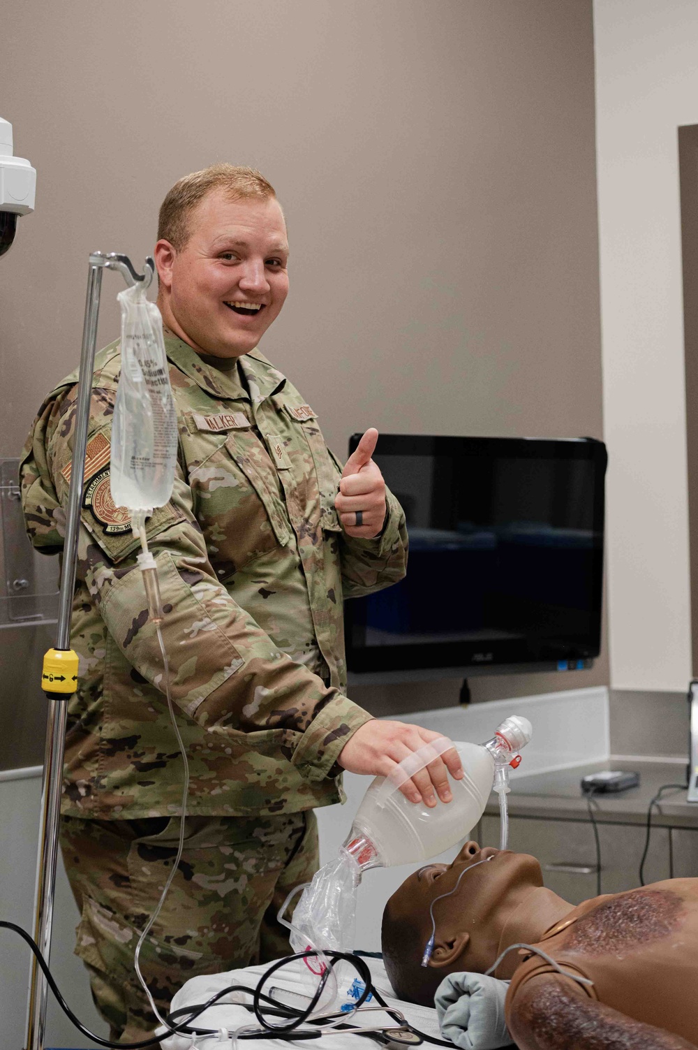 The 139th Medical Group completes medical simulation training at Naval Medical Center San Diego
