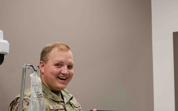 The 139th Medical Group completes medical simulation training at Naval Medical Center San Diego