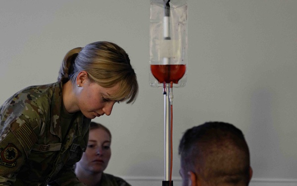 The 139th Medical Group completes medical simulation training at Naval Medical Center San Diego