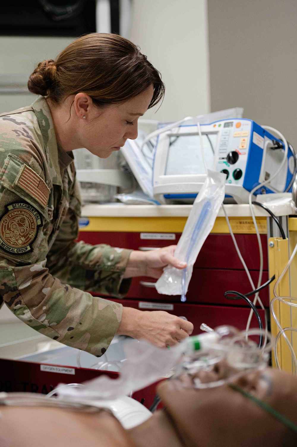 The 139th Medical Group completes medical simulation training at Naval Medical Center San Diego