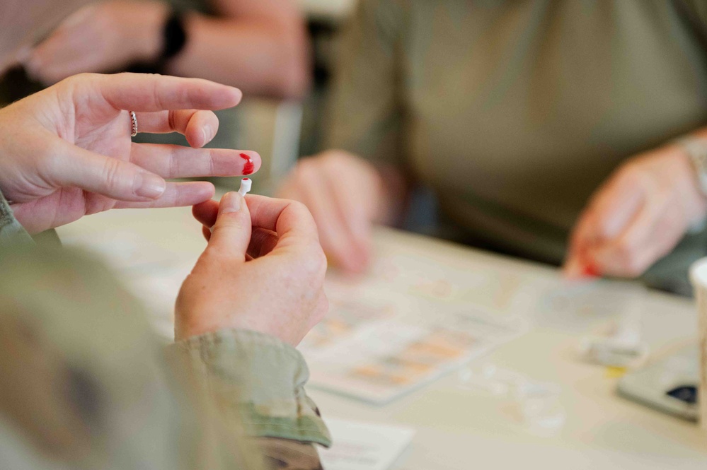 The 139th Medical Group practices blood transfusions