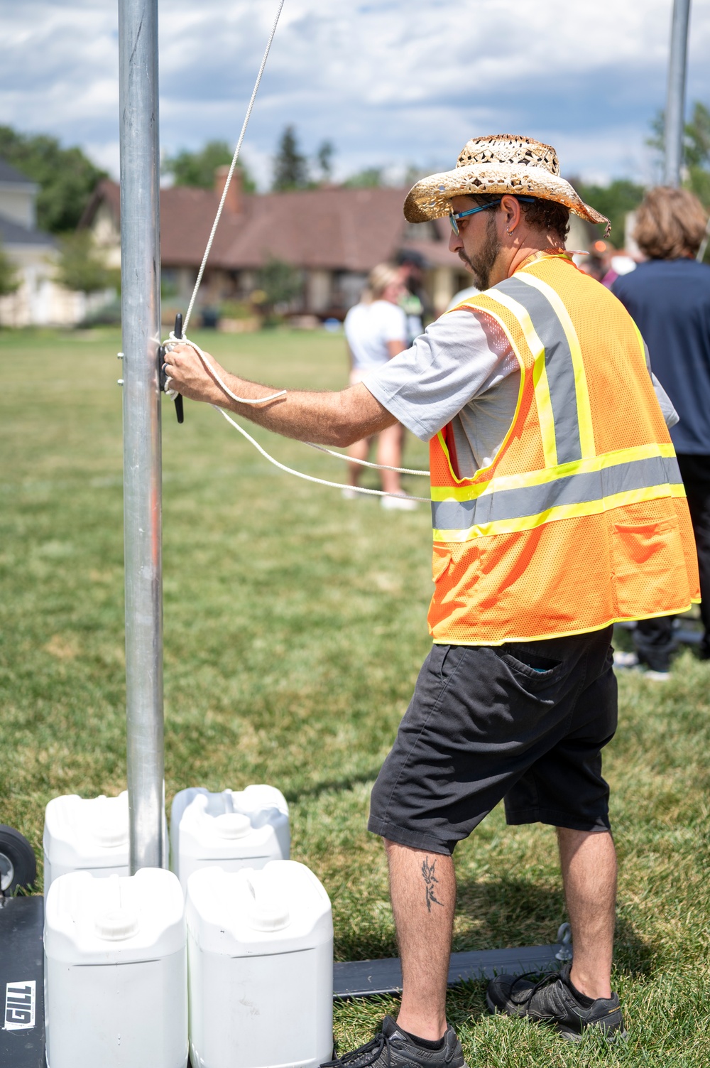 DoD Warrior Games Field Setup