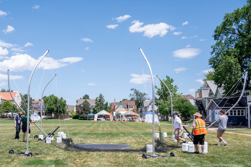 DoD Warrior Games Field Setup