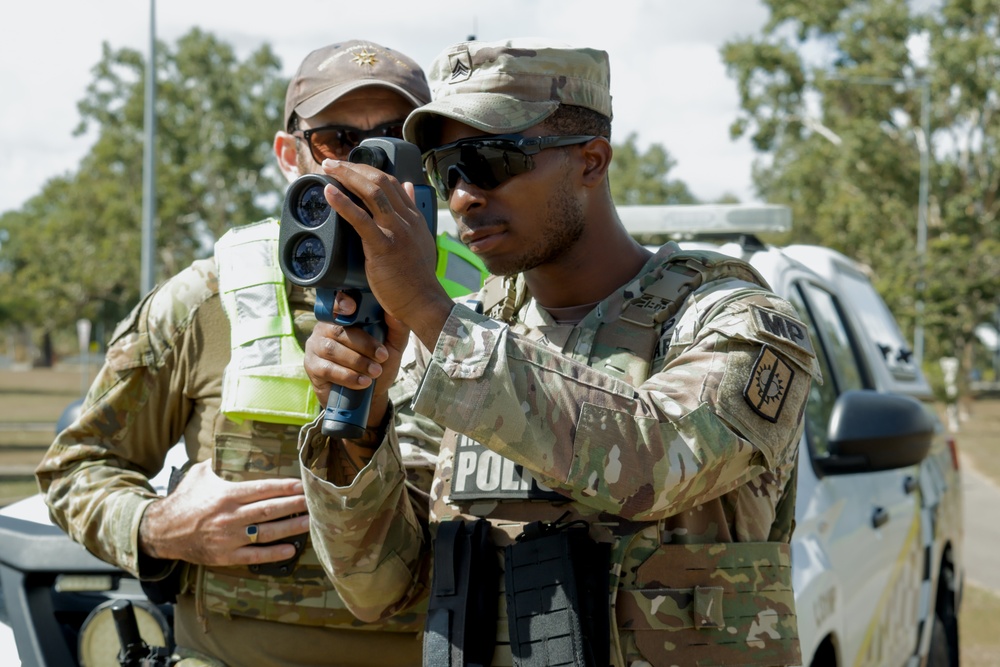 Australian and U.S. Military Police Radar Speed Detection Training