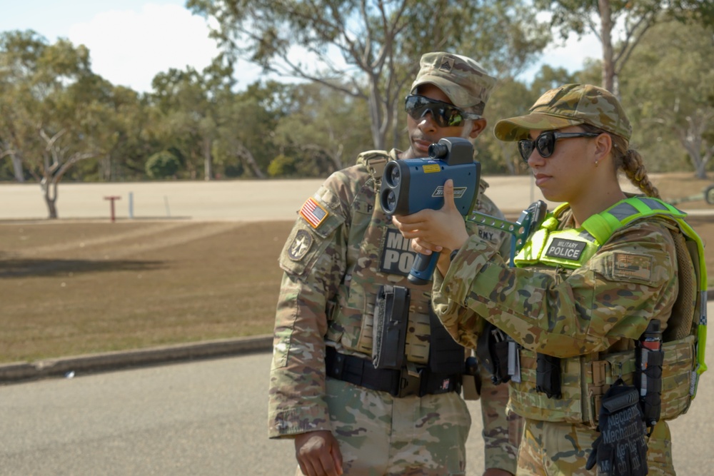 Australian and U.S. Military Police Radar Speed Detection Training