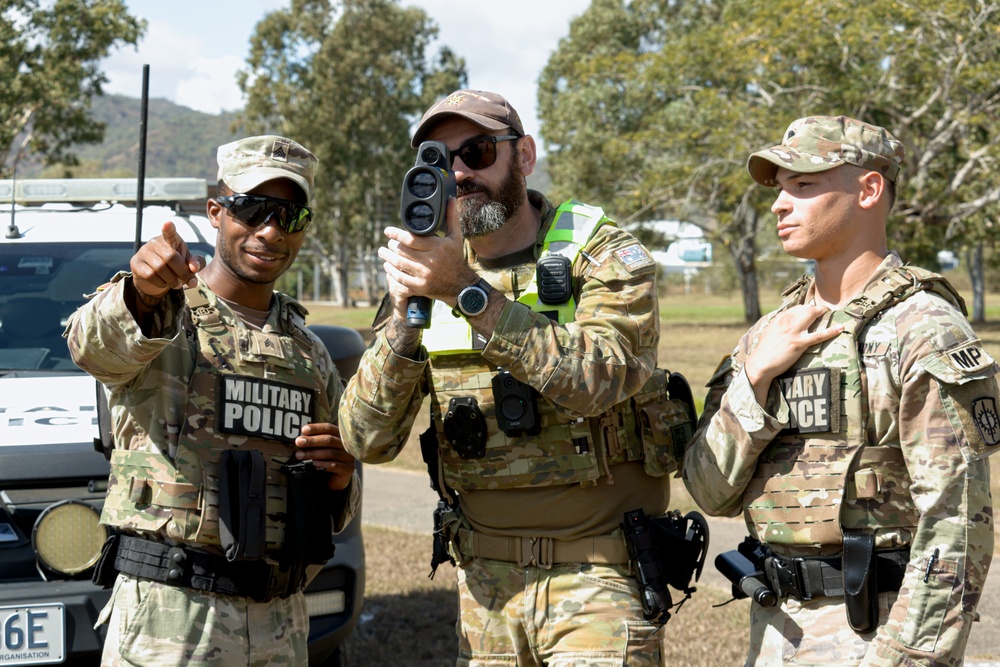 Australian and U.S. Military Police Radar Speed Detection Training