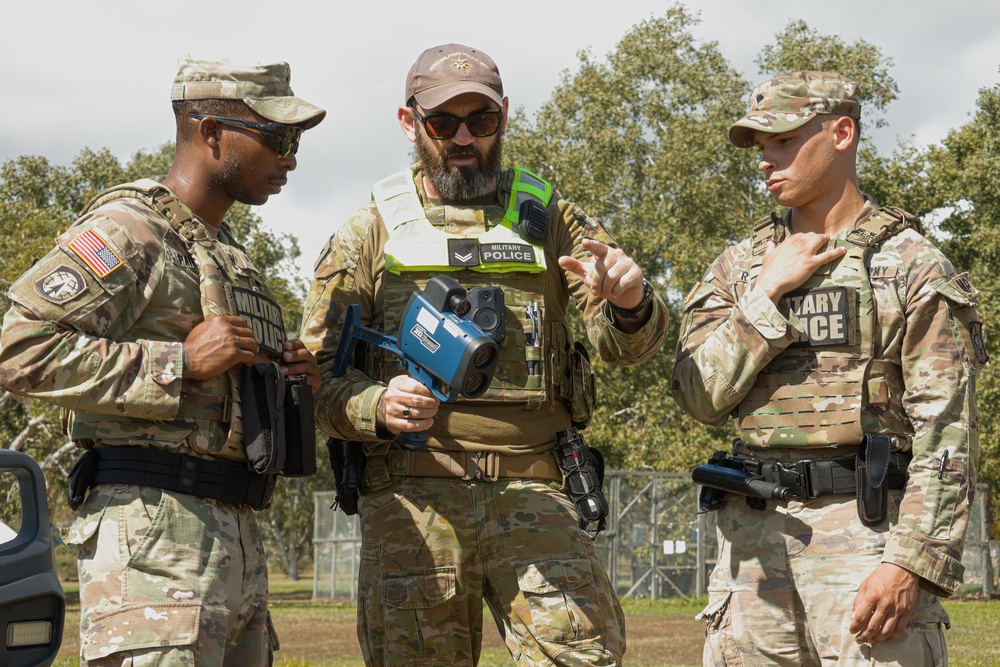 Australian and U.S. Military Police Radar Speed Detection Training