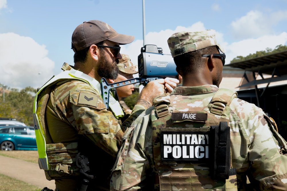 Australian and U.S. Military Police Radar Speed Detection Training