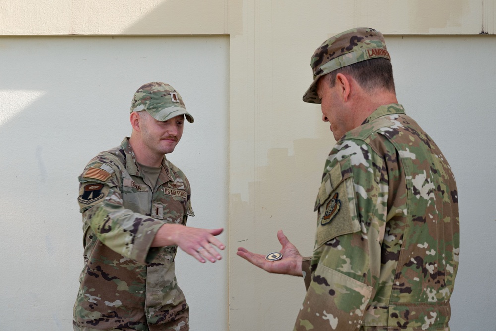 AMC commander visits Andersen AFB during DLE series