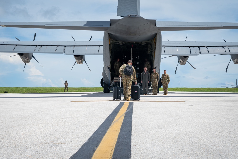 AMC commander visits Andersen AFB during DLE series