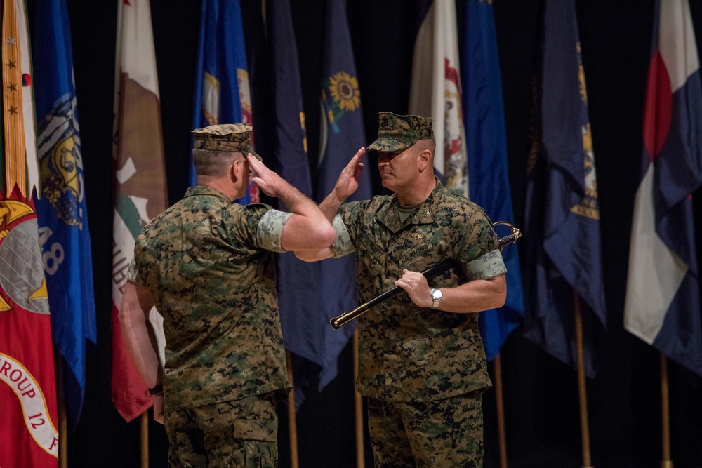 Sergeant Major relief and appointment ceremony for MAG-12