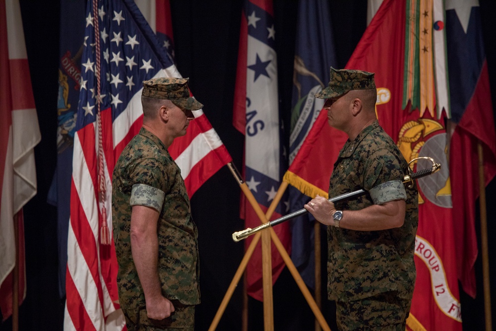 Sergeant Major relief and appointment ceremony for MAG-12