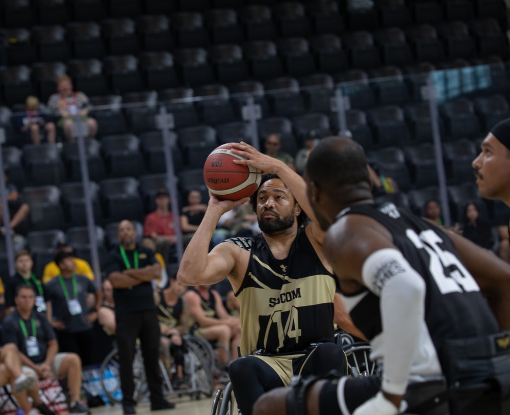 Wheelchair Basketball Chamionship at the DoD Warrior Games