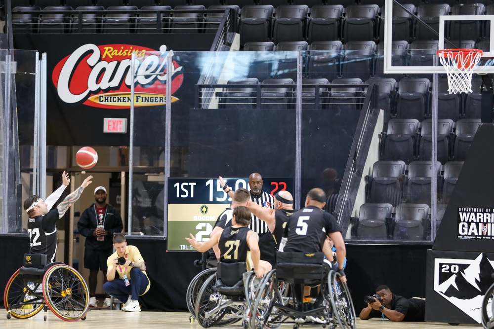 Team Army Wins Gold in Wheelchair Basketball Finals at DoD Warrior Games 2025