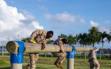 MLGs Tackle Camp Kinser Obstacle Course