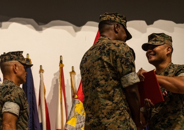 Sgt. Maj. Meak relinquishes post during MALS-36 relief ceremony