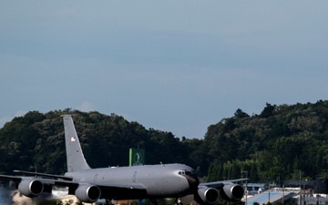 Two KC-135s land at Yokota in support of DLE 2025