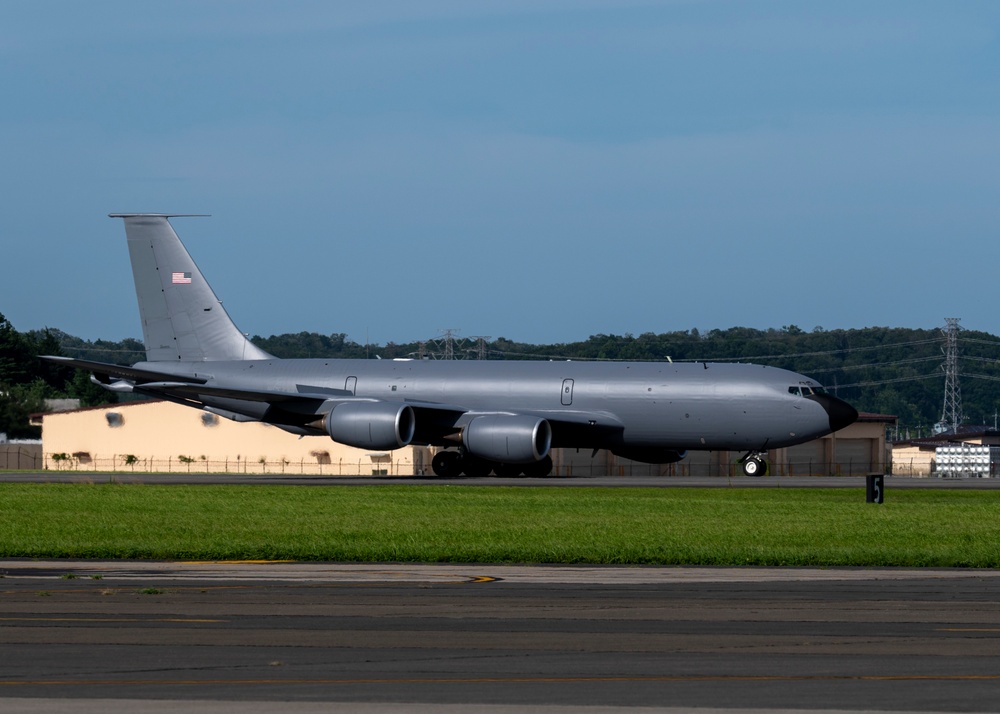 Two KC-135s land at Yokota in support of DLE 2025