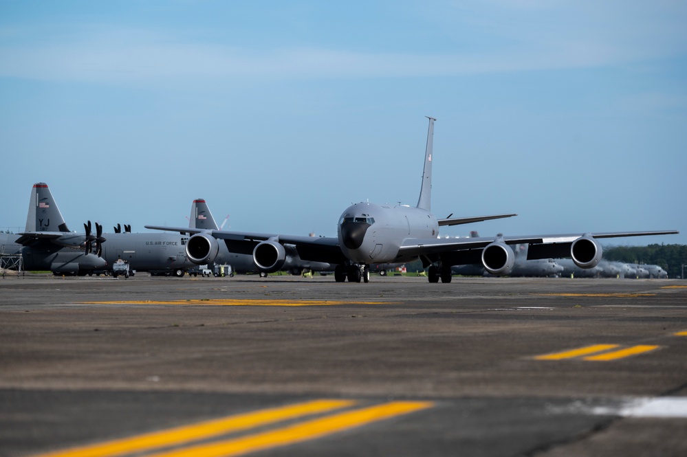 Two KC-135s land at Yokota in support of DLE 2025