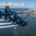 The U.S. Navy Flight Demonstration Squadron, the Blue Angels’ perform at the Pensacola Beach Air Show