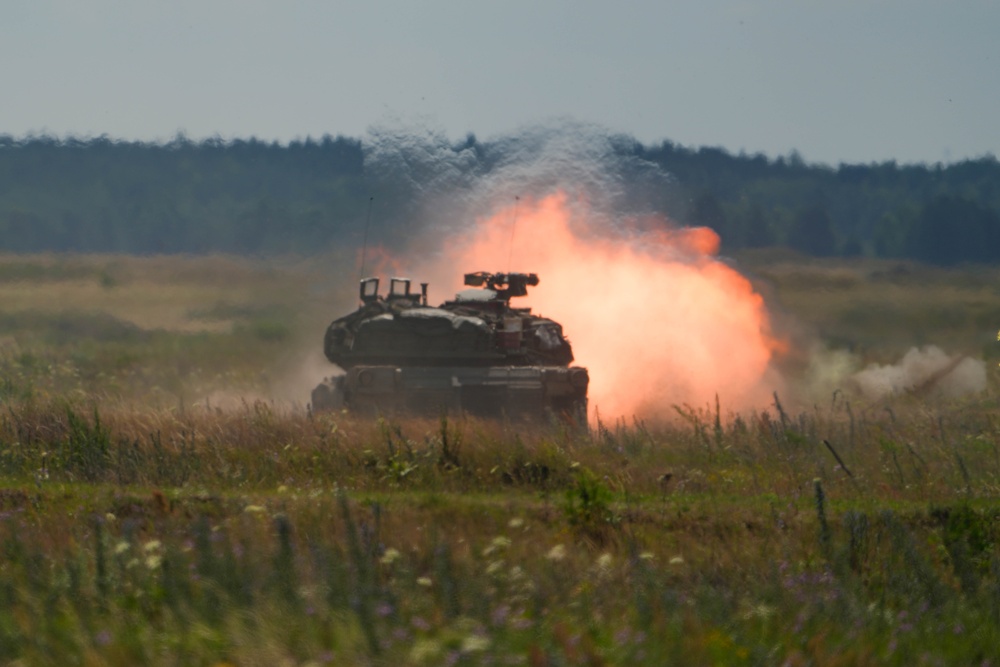 Task Force Iron Soldiers participate in joint live-fire exercise in Poland