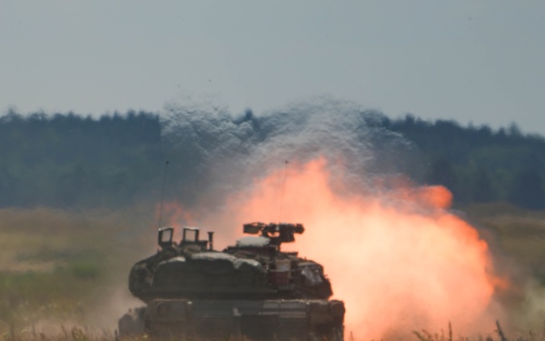 Task Force Iron Soldiers participate in joint live-fire exercise in Poland