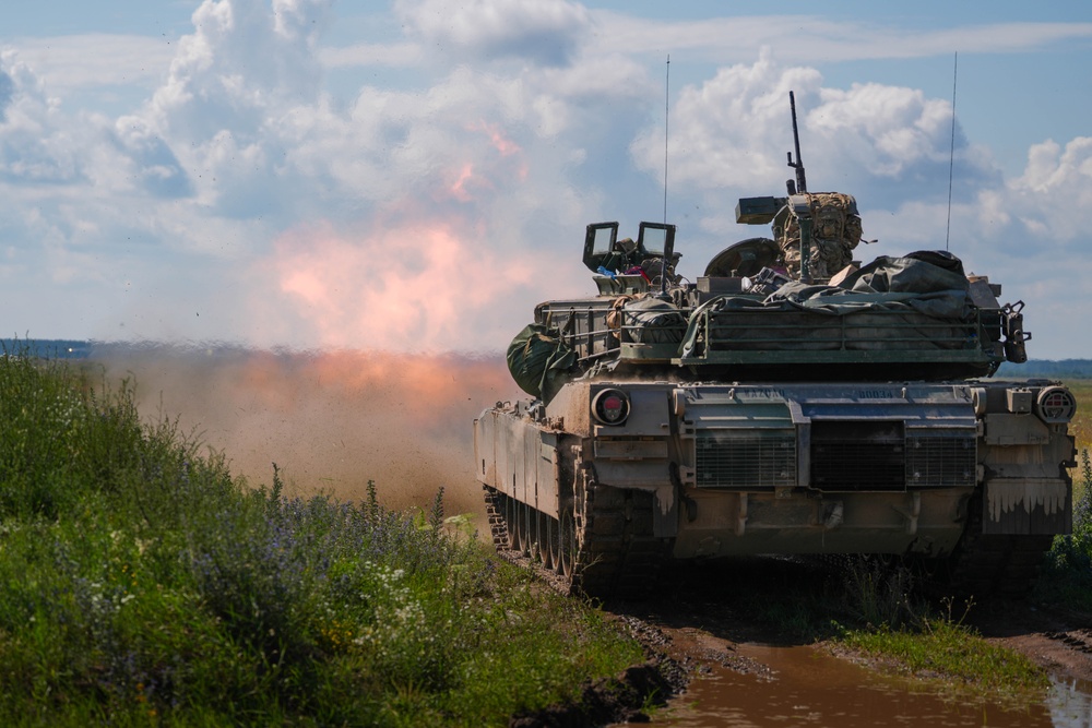 Task Force Iron Soldiers participate in joint live-fire exercise in Poland