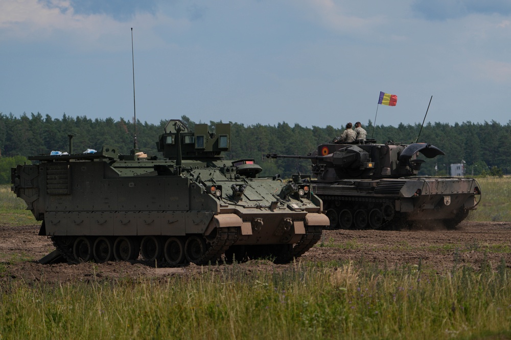 Task Force Iron Soldiers participate in joint live-fire exercise in Poland