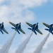 The U.S. Navy Flight Demonstration Squadron, the Blue Angels’ perform at the Air Dot Show Augusta