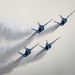 The U.S. Navy Flight Demonstration Squadron, the Blue Angels’ perform at the Air Dot Show Augusta
